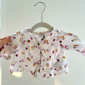 Old Navy Baby Floral Shirt (0-3M)